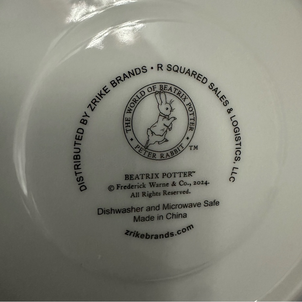 Beatrix Potter Peter Rabbit Floral Teacup and Saucer - Picture 5 of 11